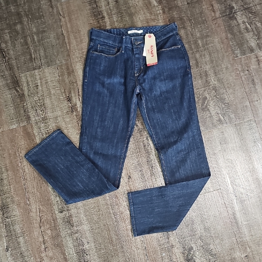 Levi's Dark Straight Jeans